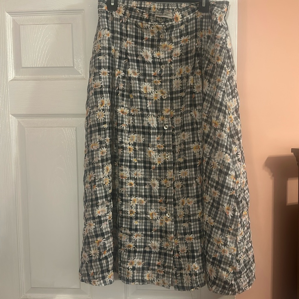 Button down skirt
